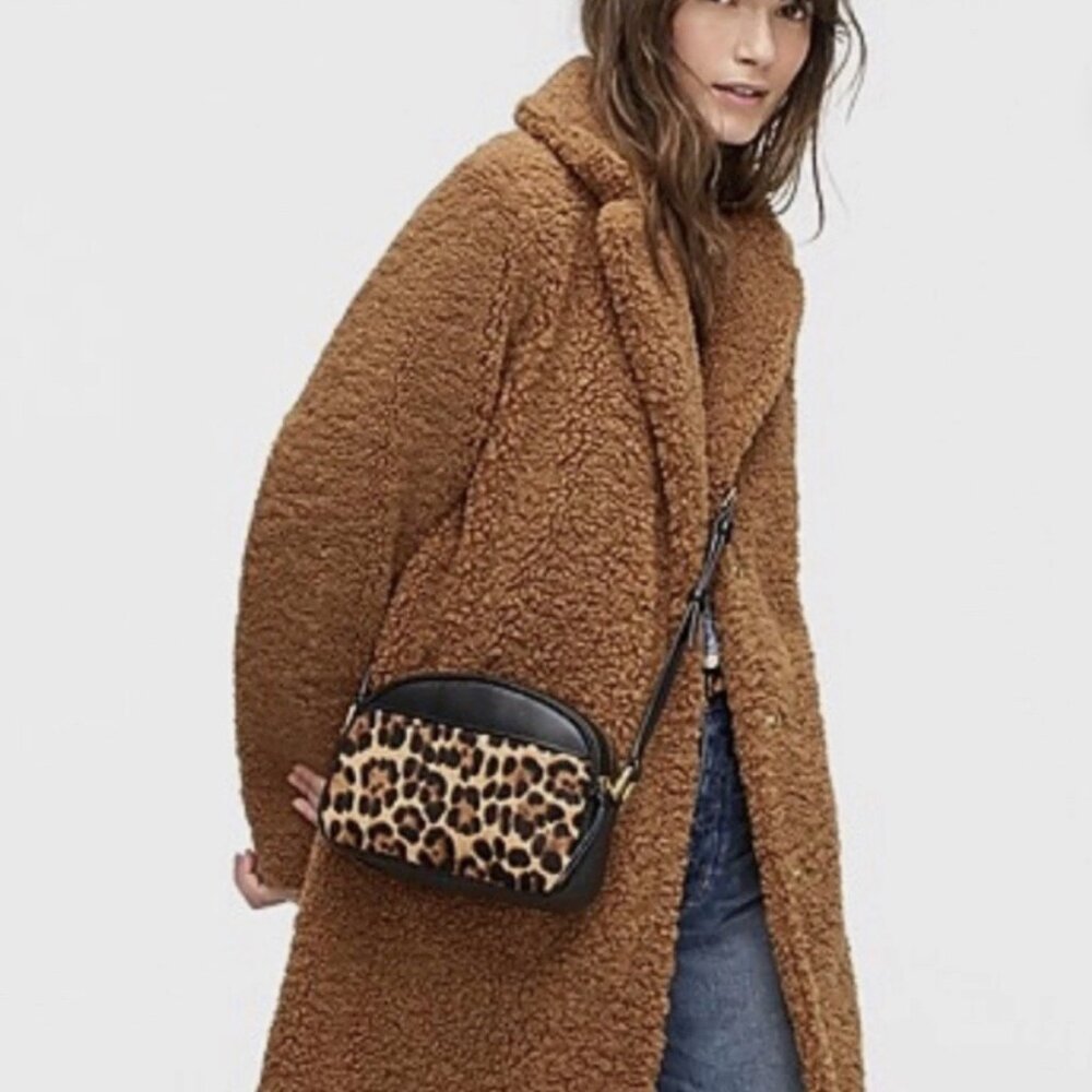 J Crew Teddy Sherpa Top Coat - Small